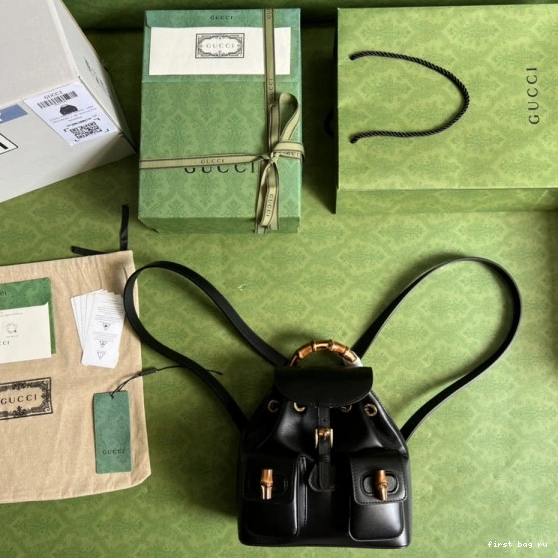 Firstbag ru backpack GUCCI small Bamboo 0818